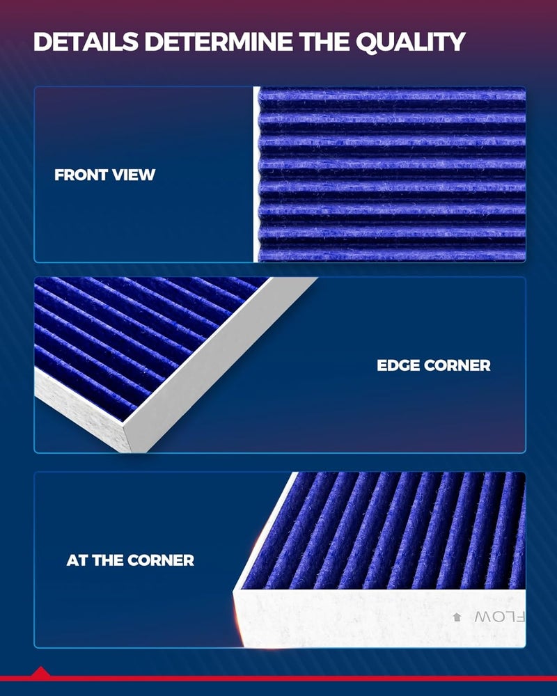 KAX Premiun Cabin Air Filter CF10370 Replacement for 2005-2014 Ford Mustang, Strong Adsorption w/Upgraded Activated Carbon - Image 5